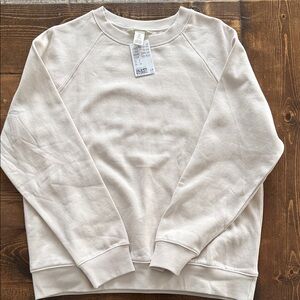 H&M ladies Cream Sweater crew neck